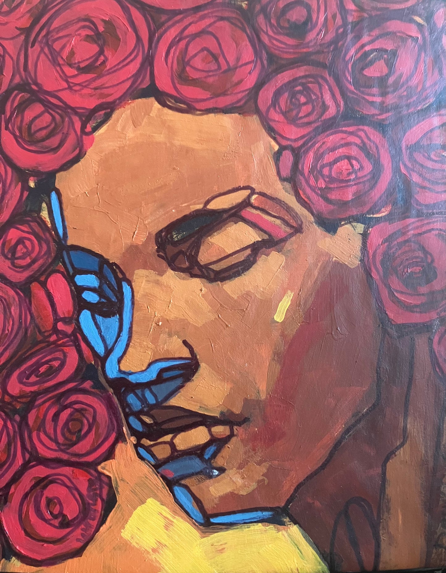 Acrylic on Tile
