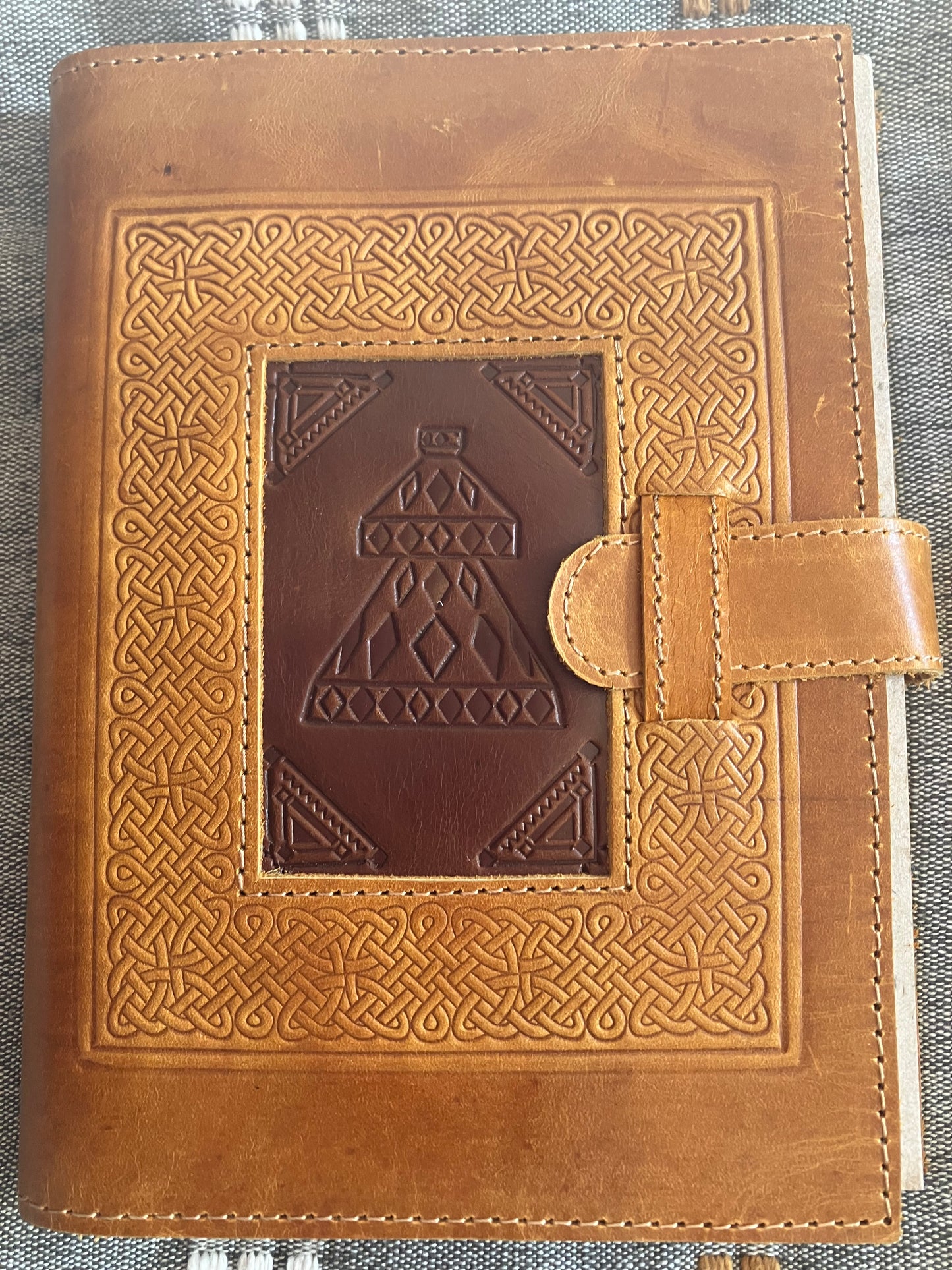 My Felek Leather Journal- Carmel